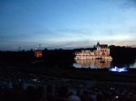 And the Chateau is lit up at the fabulous Cinescenie show at Puy du Fou